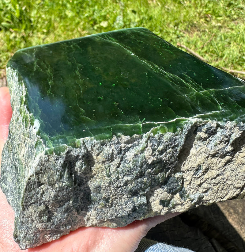 Canadian Nephrite Jade, 4.5lbs from the Ogden Mountain Mine