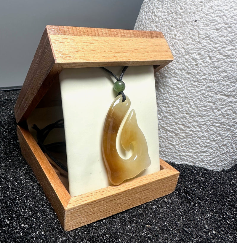 Siberian Jade Fish Hook - Only 1 Available - 3