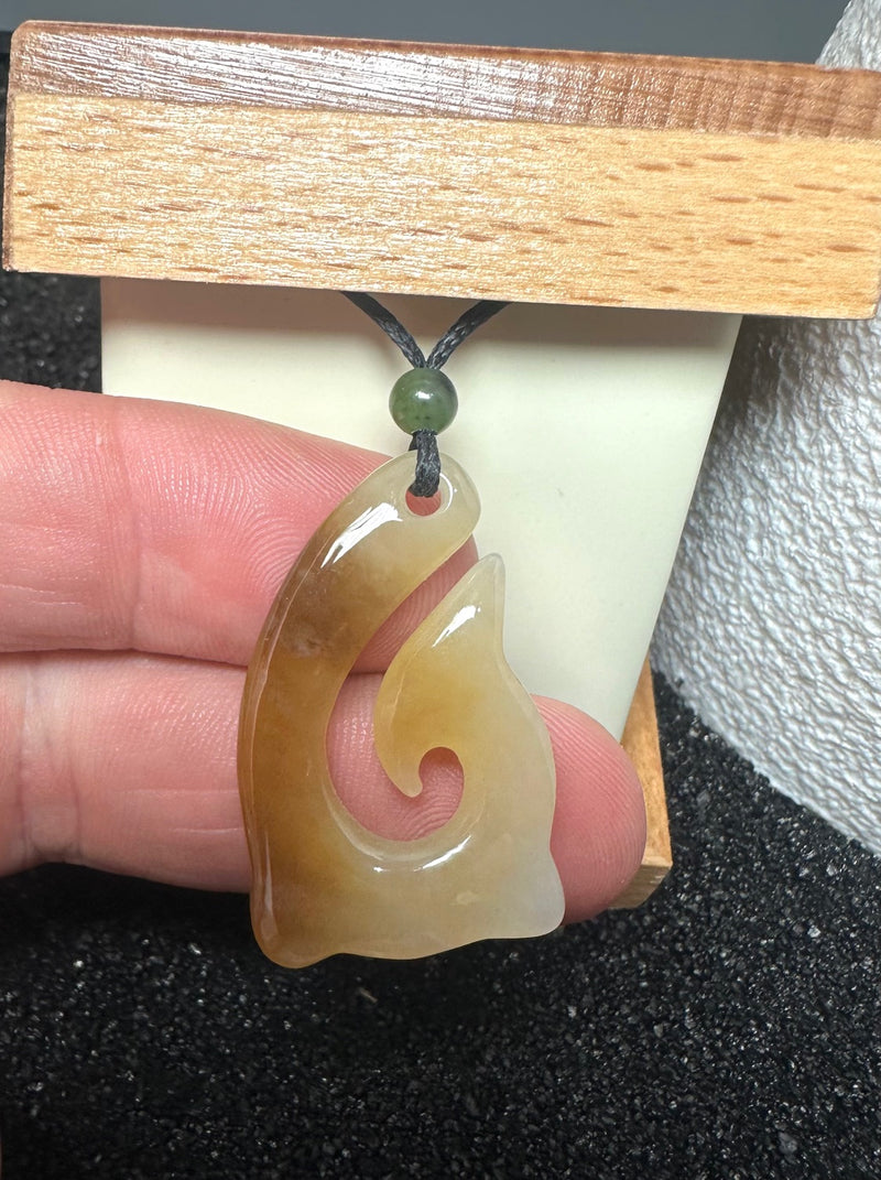 Siberian Jade Fish Hook - Only 1 Available - 3