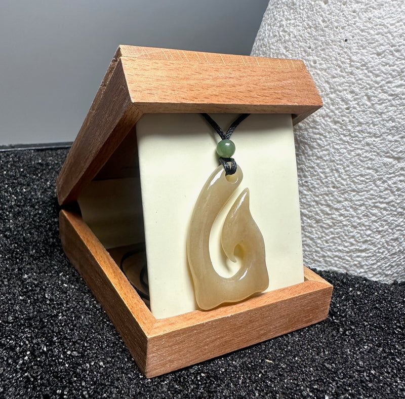 Siberian Jade Fish Hook - Only 1 Available - 4