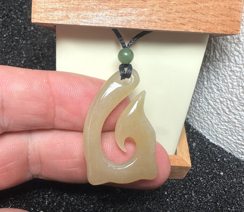 Siberian Jade Fish Hook - Only 1 Available - 4