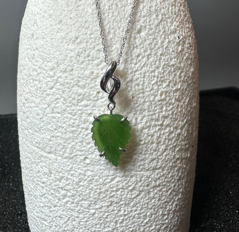 Silver Leaf Pendant, 5816