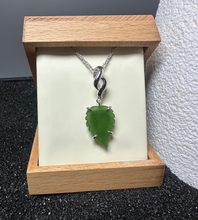 Silver Leaf Pendant, 5816