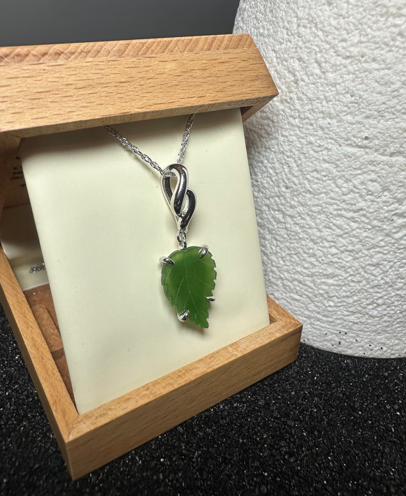 Silver Leaf Pendant, 5816