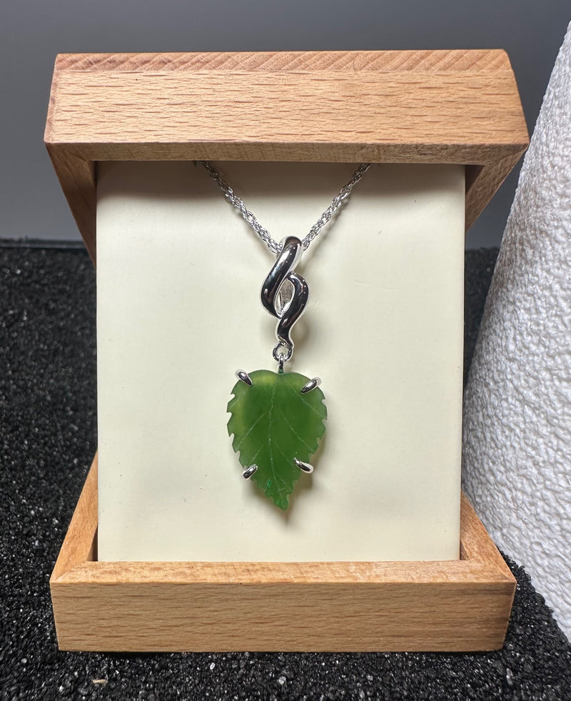 Silver Leaf Pendant, 5816