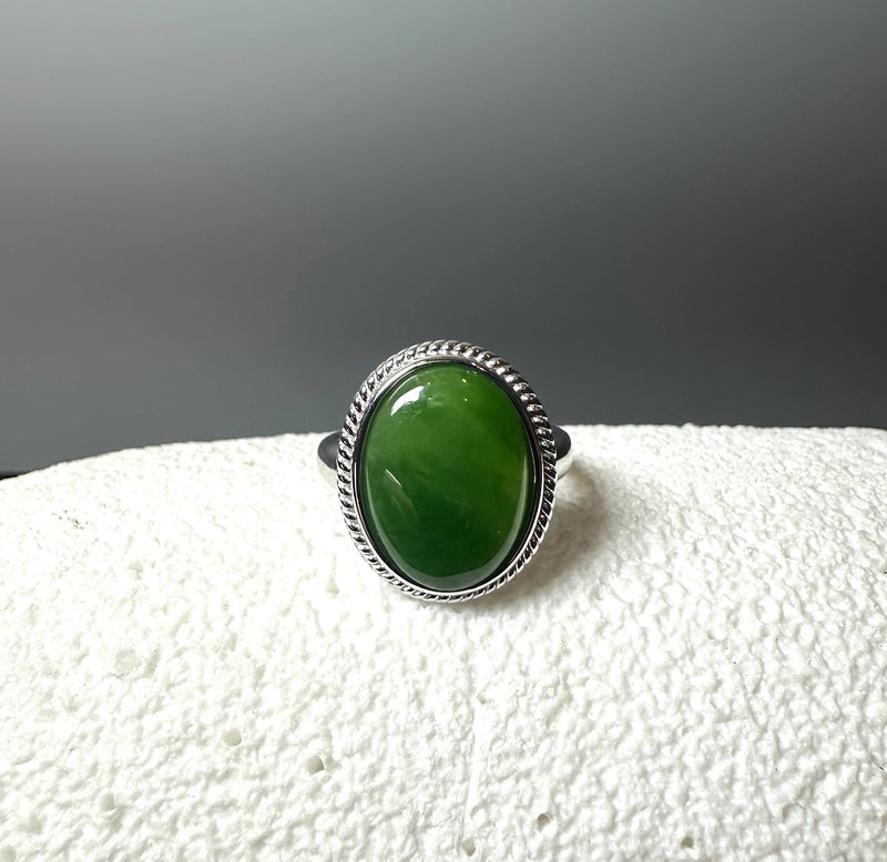Medium Cab Silver Ring, 1062