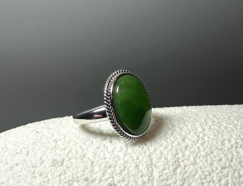 Medium Cab Silver Ring, 1062