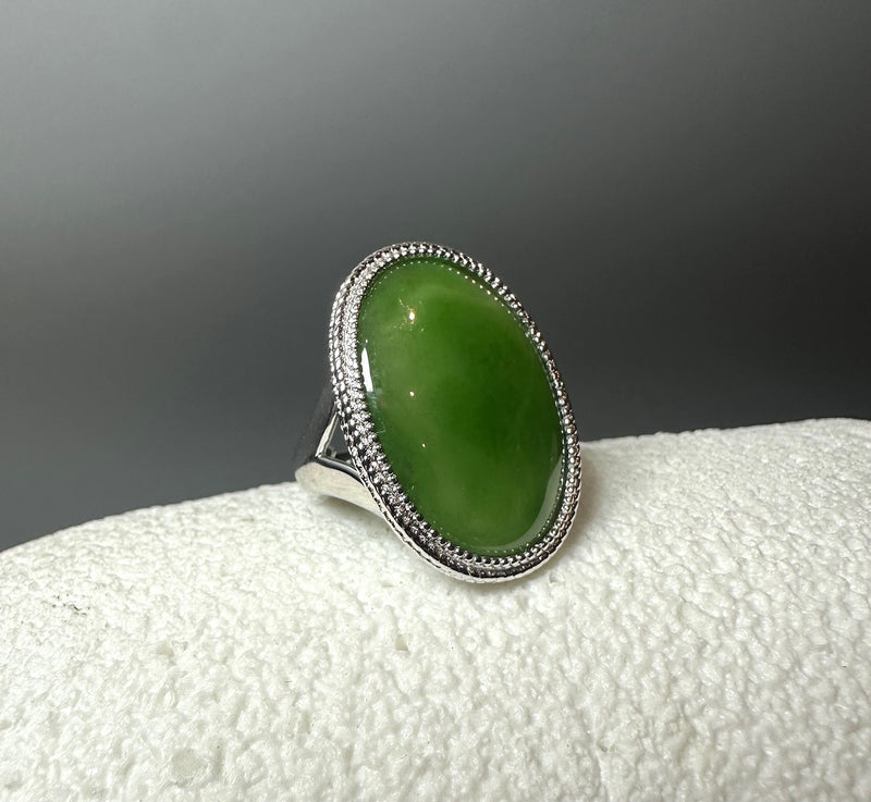 Large Cab Silver Ring, 1917