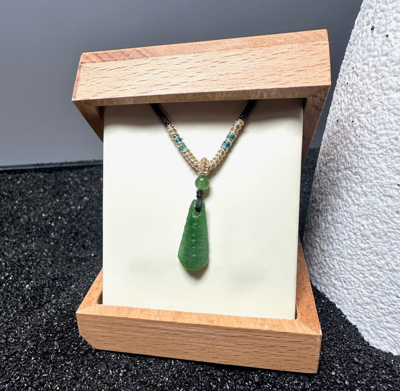 Siberian Texture Drop Pendant, XS
