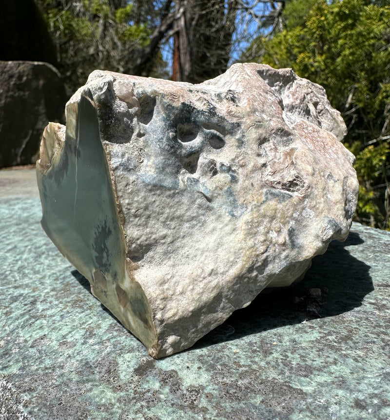 Wyoming Jade Specimen, 3lbs 4oz - With Quartz Crystals