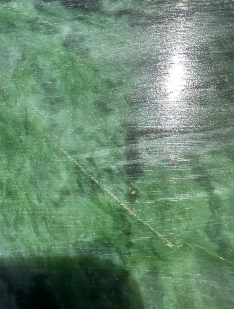 Large Polar Jade Canadian Slab, 27"