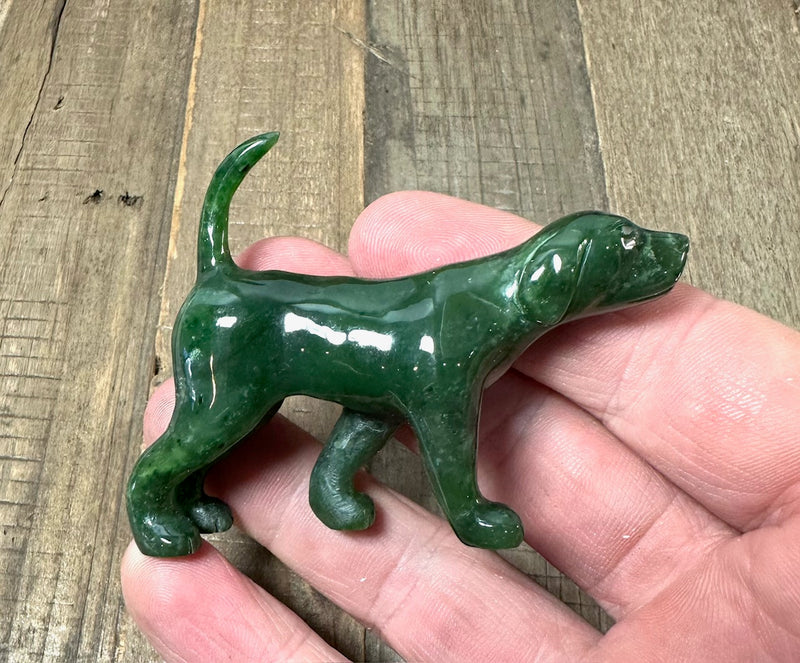 3" Dog Carving - Last one!