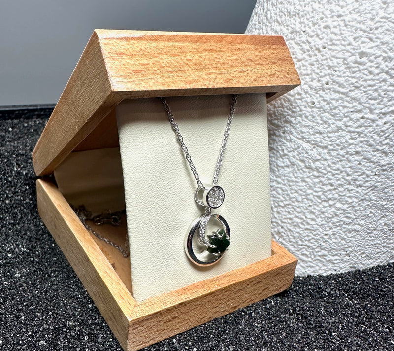 Silver Star and Moon Pendant - 5817