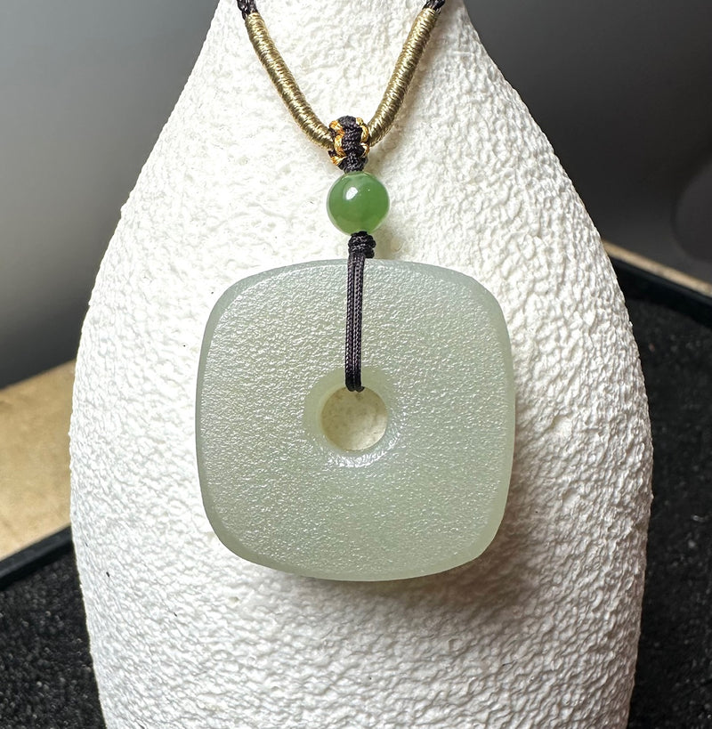 Square, Texture Pi Pendant, 30mm