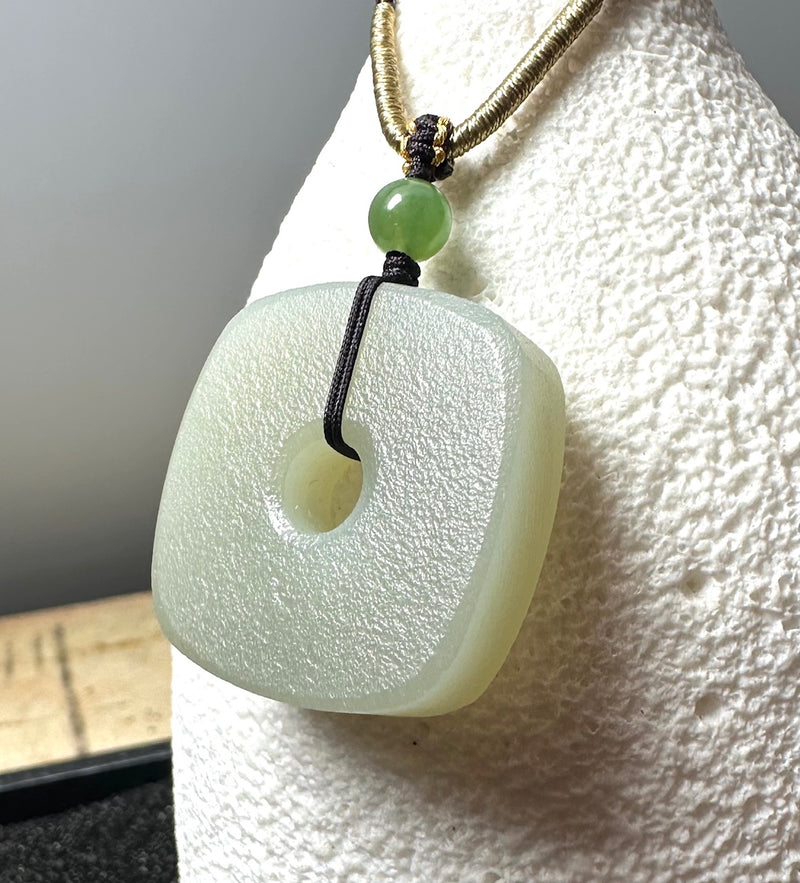 Square, Texture Pi Pendant, 30mm