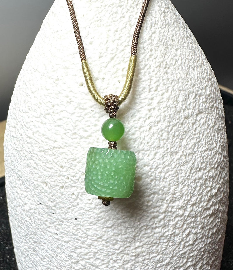 Siberian Texture Bead Pendant , 11mm
