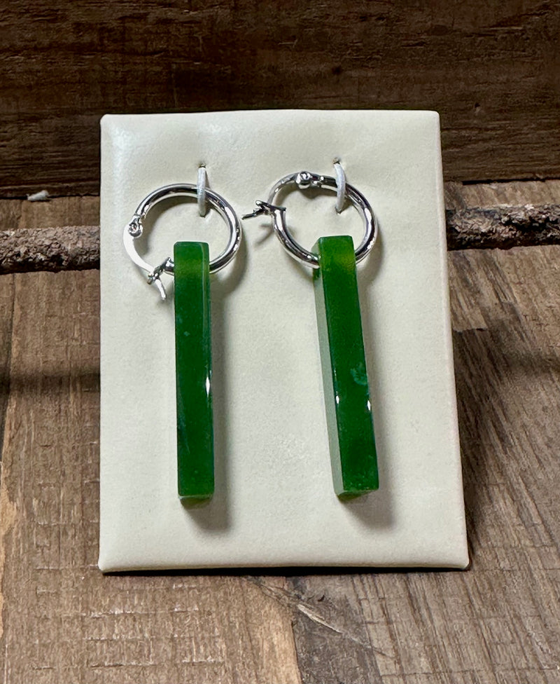 Rectangle Drop Earrings - 2106