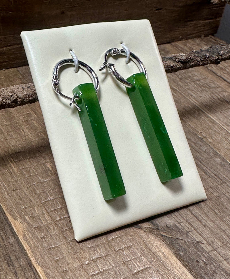 Rectangle Drop Earrings - 2106