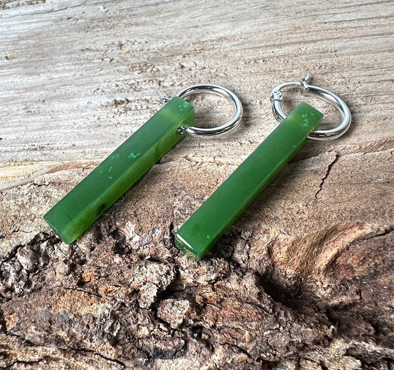 Rectangle Drop Earrings - 2106