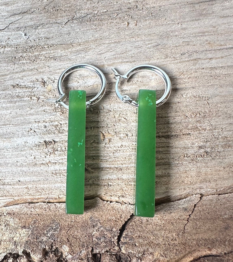 Rectangle Drop Earrings - 2106
