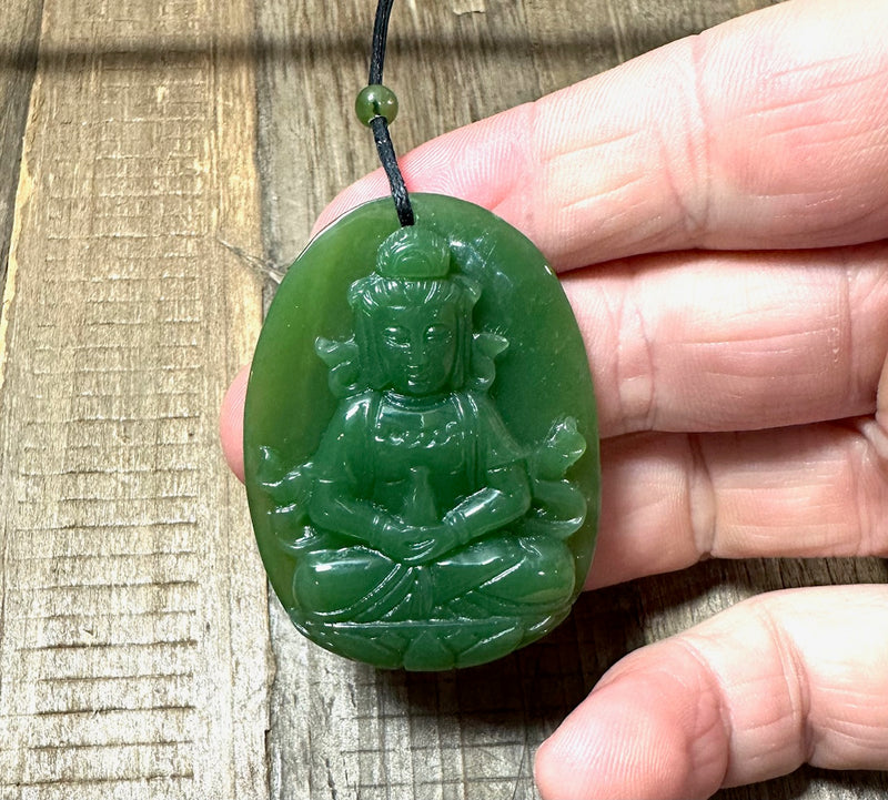 AA Canadian Guanyin Pendant - 3