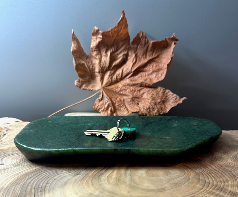 Canadian Nephrite Jade Dish - 9.75 (2)