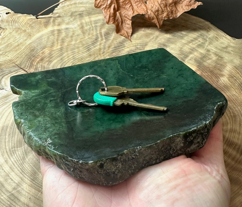 Canadian Nephrite Jade Dish - 5.75"