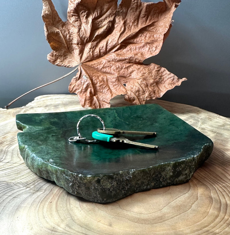 Canadian Nephrite Jade Dish - 5.75"