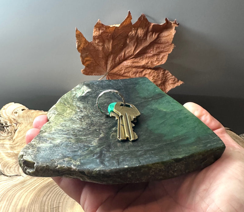 Canadian Nephrite Jade Dish - 6.5"