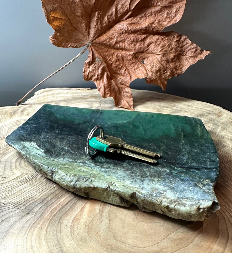 Canadian Nephrite Jade Dish - 6.5"