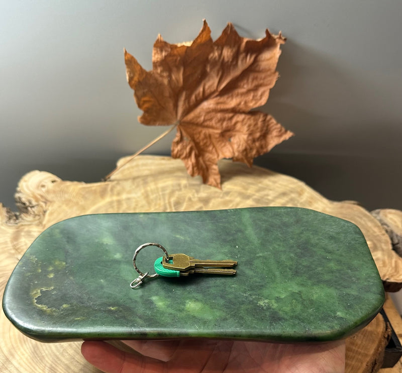 Canadian Nephrite Jade Dish - 9.75