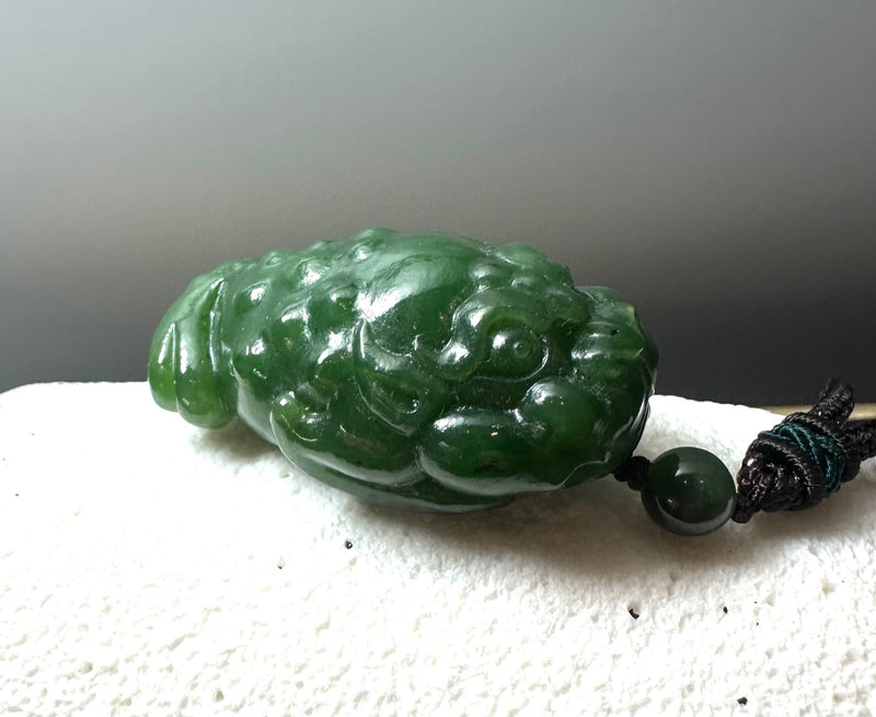 Large 3 Legged Toad Pendant, Only 1