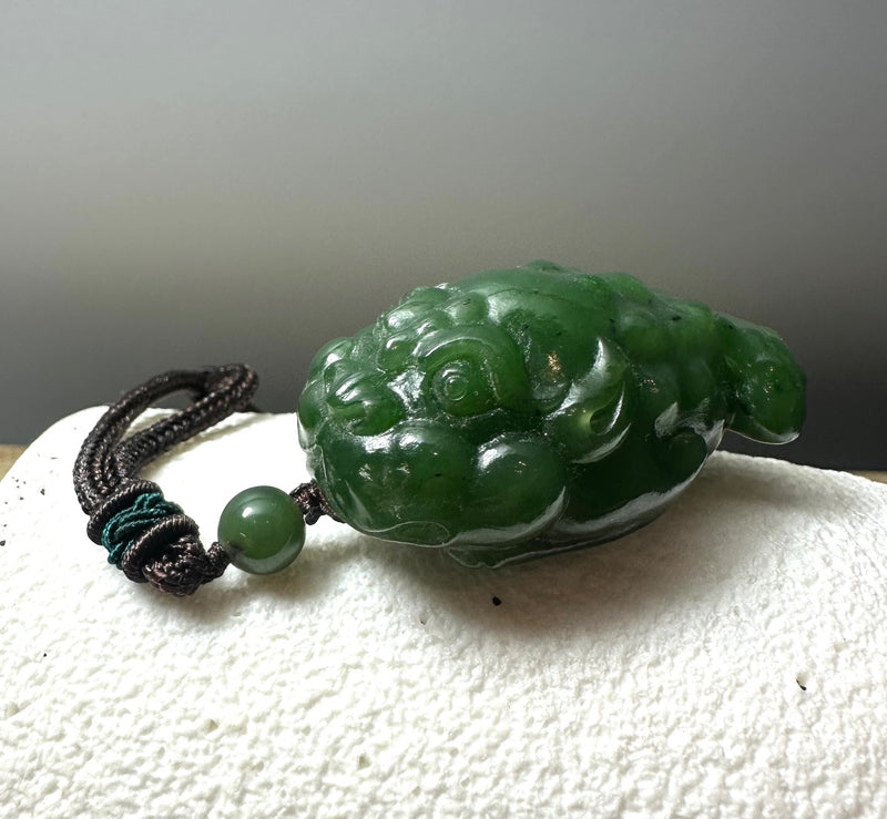 Large 3 Legged Toad Pendant, Only 1