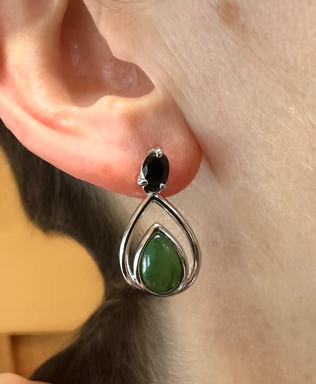 Tear Drop Stud Earrings, 4945