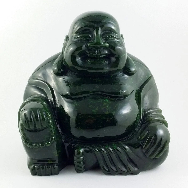 Jade Buddha Happy 6" - The Jade Store
