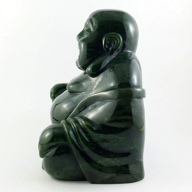 Jade Buddha Happy 6" - The Jade Store