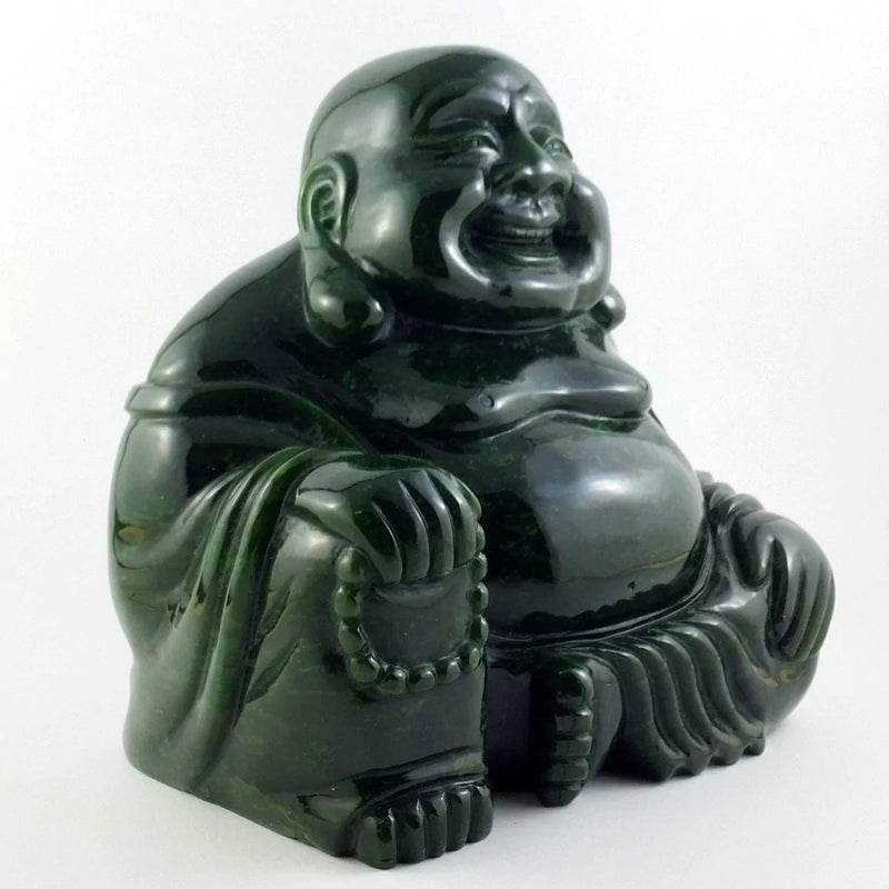 Jade Buddha Happy 6" - The Jade Store