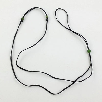 Adjustable Cord with Jade Beads - The Jade Store