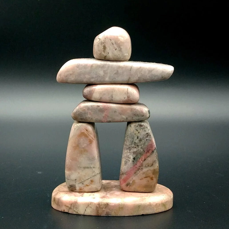 Rhodonite Inuksuk 3.5" - The Jade Store