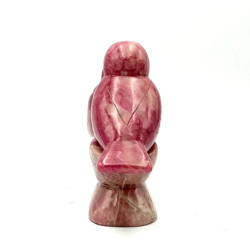 Rhodonite Lovebirds 3" - The Jade Store