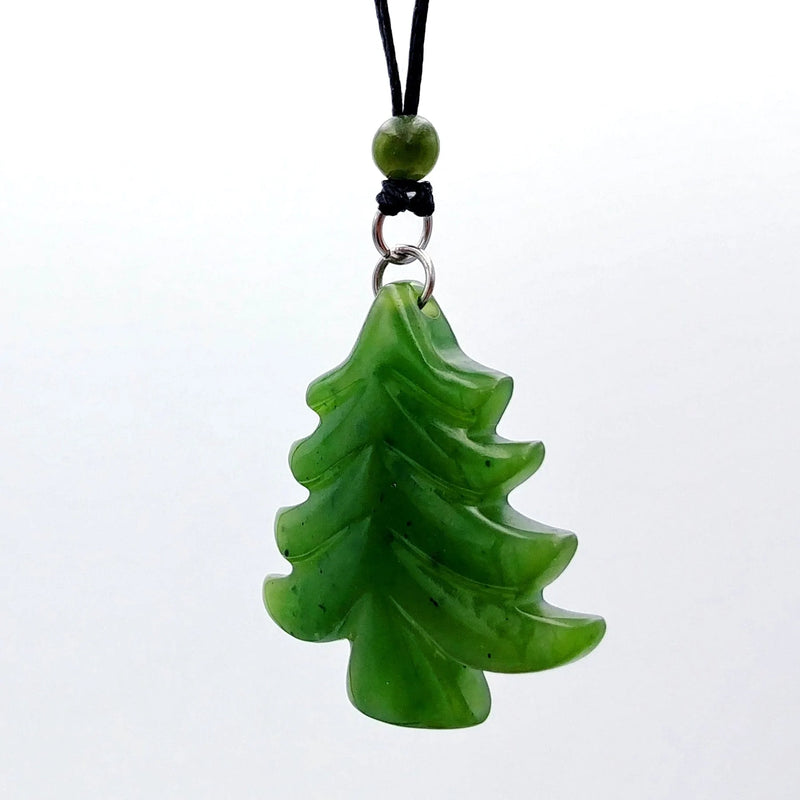 Jade Pendant - Pine Tree - The Jade Store