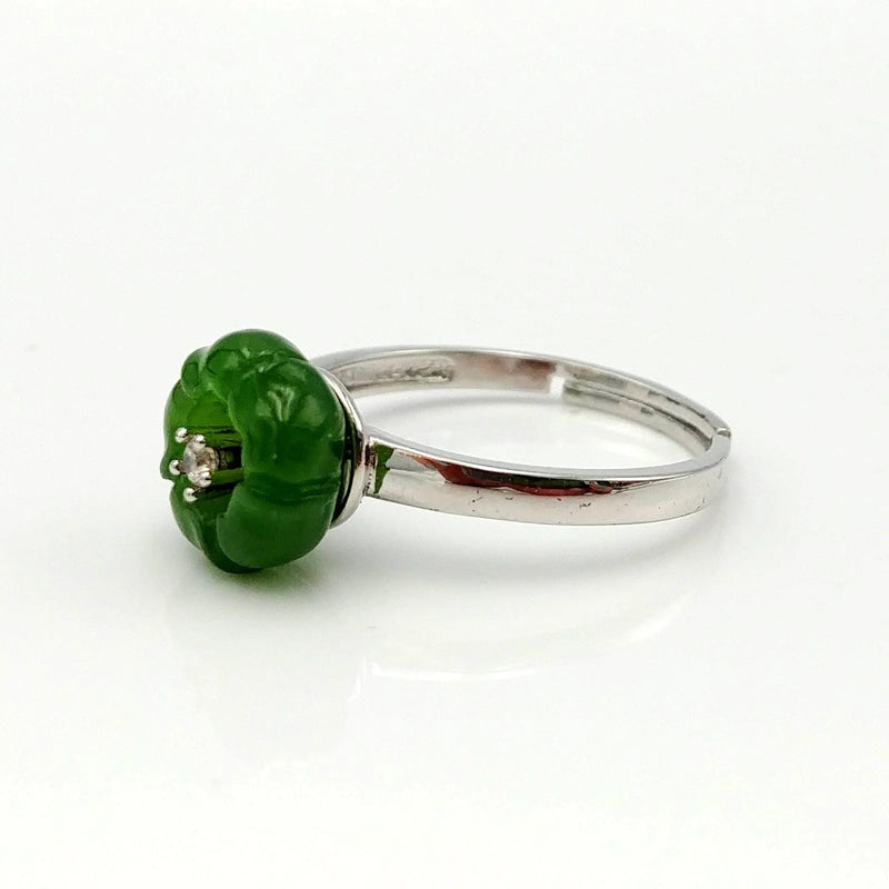 Jade Ring - Pumpkin - The Jade Store