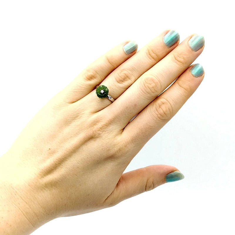 Jade Ring - Pumpkin - The Jade Store