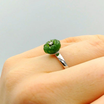 Jade Ring - Pumpkin - The Jade Store