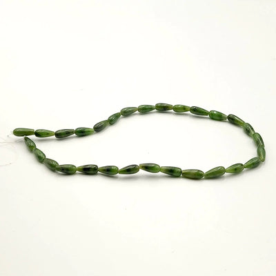 Jade Bead Strand - Drop Shaped 14mm - The Jade Store