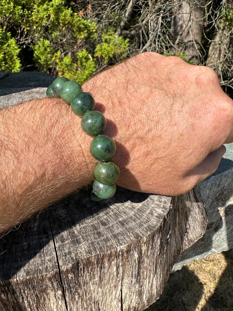 14mm Bead Bracelet - 7"