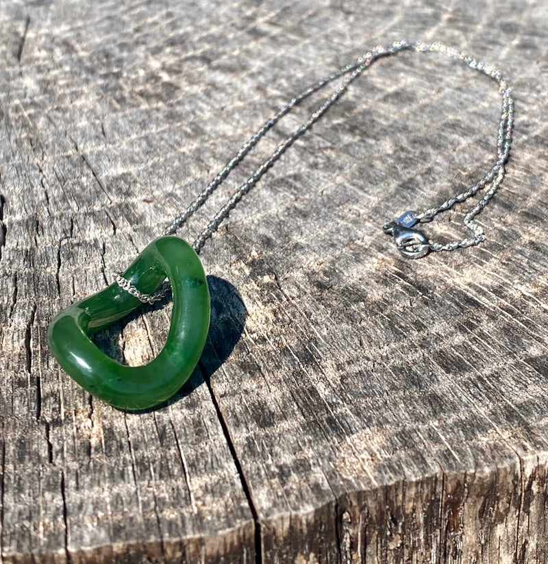 Jade Twist Pendant - GMJ9