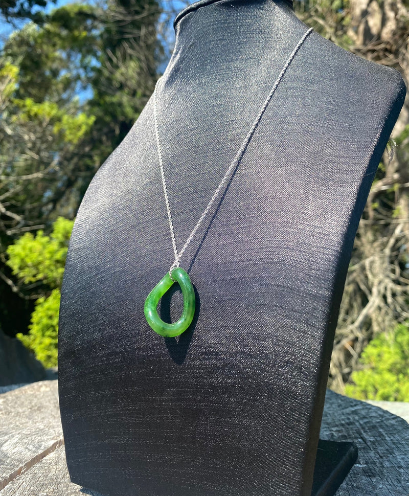 Jade Twist Pendant - GMJ9