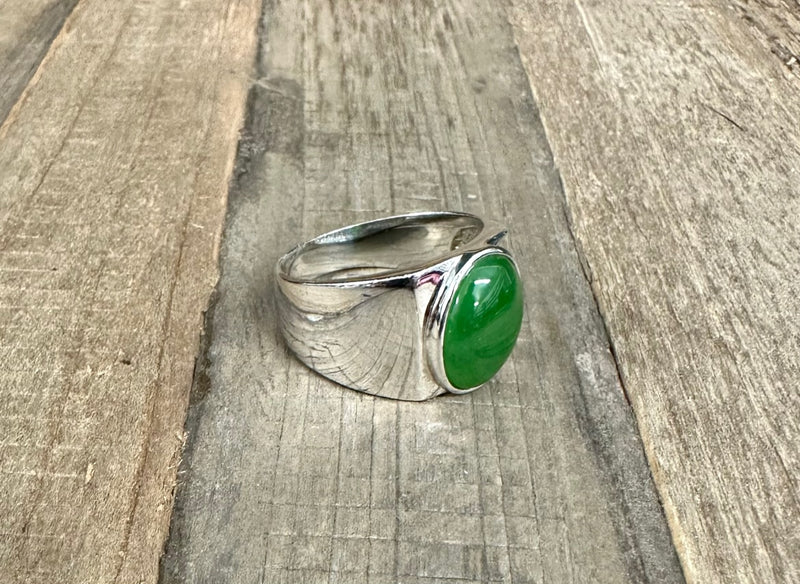 Large Ring, Diagonal Cab - Silver