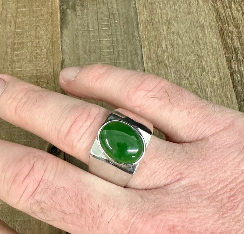 Large Ring, Diagonal Cab - Silver